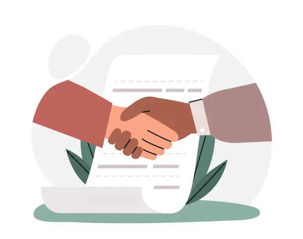 shake hands
