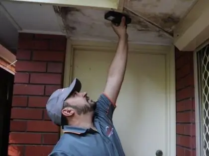 Building inspector doing the Building & Pest Inspections