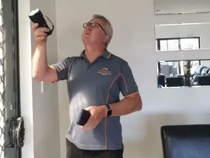 Building inspector doing the PCI Practical Completion Inspections